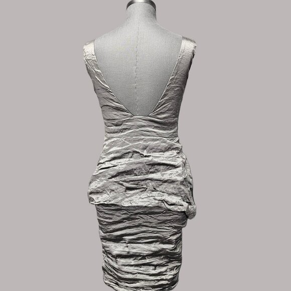 Sarah Pacini Set - Crinkle Dress with Cropped Jacket - Picture 8 of 8